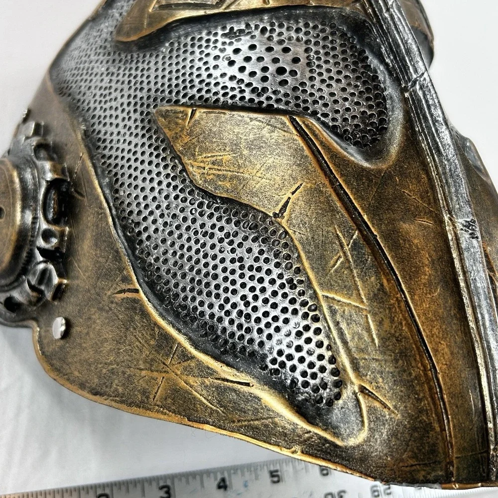 Roman Empire Knight Templar Mask Halloween Cosplay Prop Full Face Resin Masks